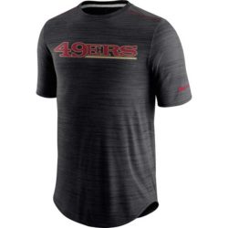 Nike San Francisco 49ers Black Sideline Player Performance T-Shirt