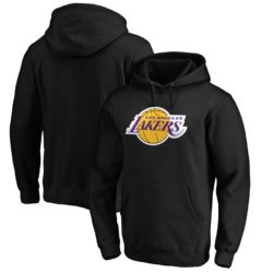 Fanatics Branded Los Angeles Lakers Black Primary Team Logo Pullover Hoodie