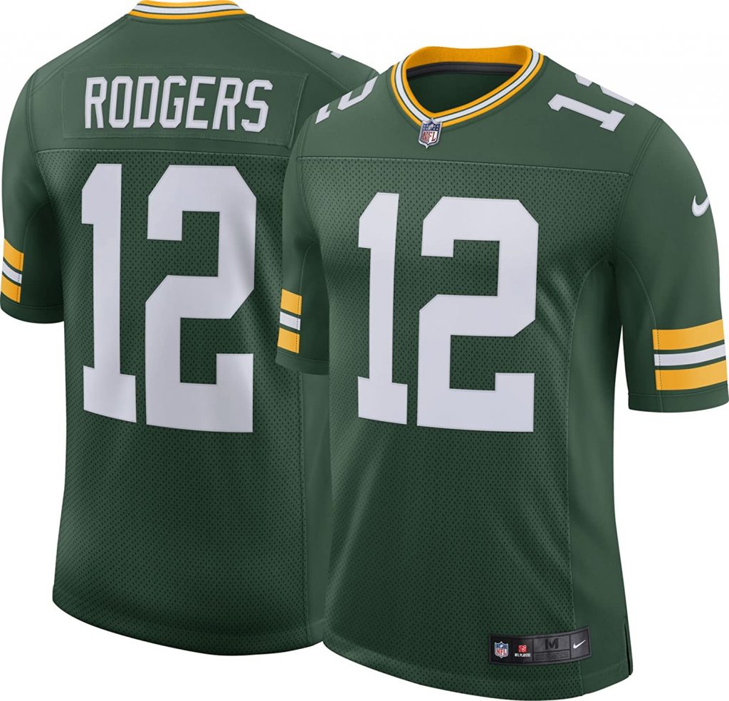 Nike Aaron Rodgers Green Bay Packers Green Game Player Jersey