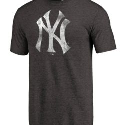 Fanatics Branded New York Yankees Black Distressed Team Tri-Blend T-Shirt