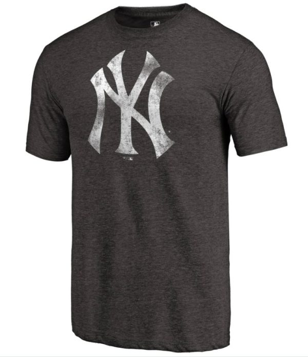 Fanatics Branded New York Yankees Black Distressed Team Tri-Blend T-Shirt