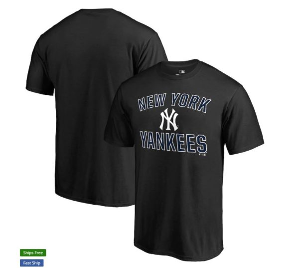 Fanatics Branded New York Yankees Black Team Victory Arch T-Shirt