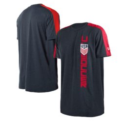 5th & Ocean by New Era US Soccer Navy Active Jersey T-Shirt