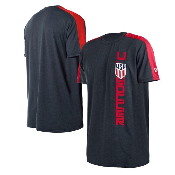 5th & Ocean by New Era US Soccer Navy Active Jersey T-Shirt