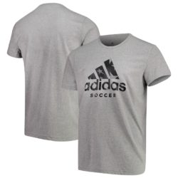 adidas Heathered Gray Soccer T-Shirt