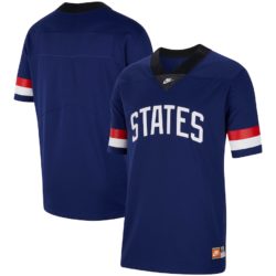 Nike US Soccer Blue States V-Neck Football Jersey
