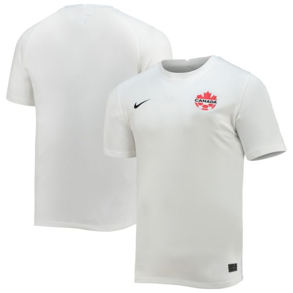 Nike Canada Soccer Away White Replica Jersey