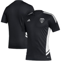 adidas D.C. United Black/White Soccer Training Jersey