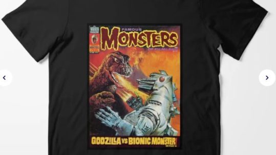 Godzilla vs Bionic Monster t-shirt