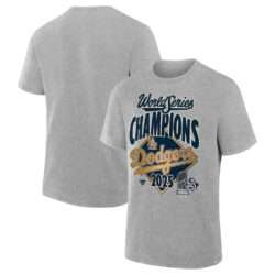 Los Angeles Dodgers Steel 2025 World Series Champions Locker Room Replica T-Shirt