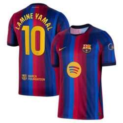 Nike Lamine Yamal Barcelona Red 2026/27 Home Stadium Replica Jersey